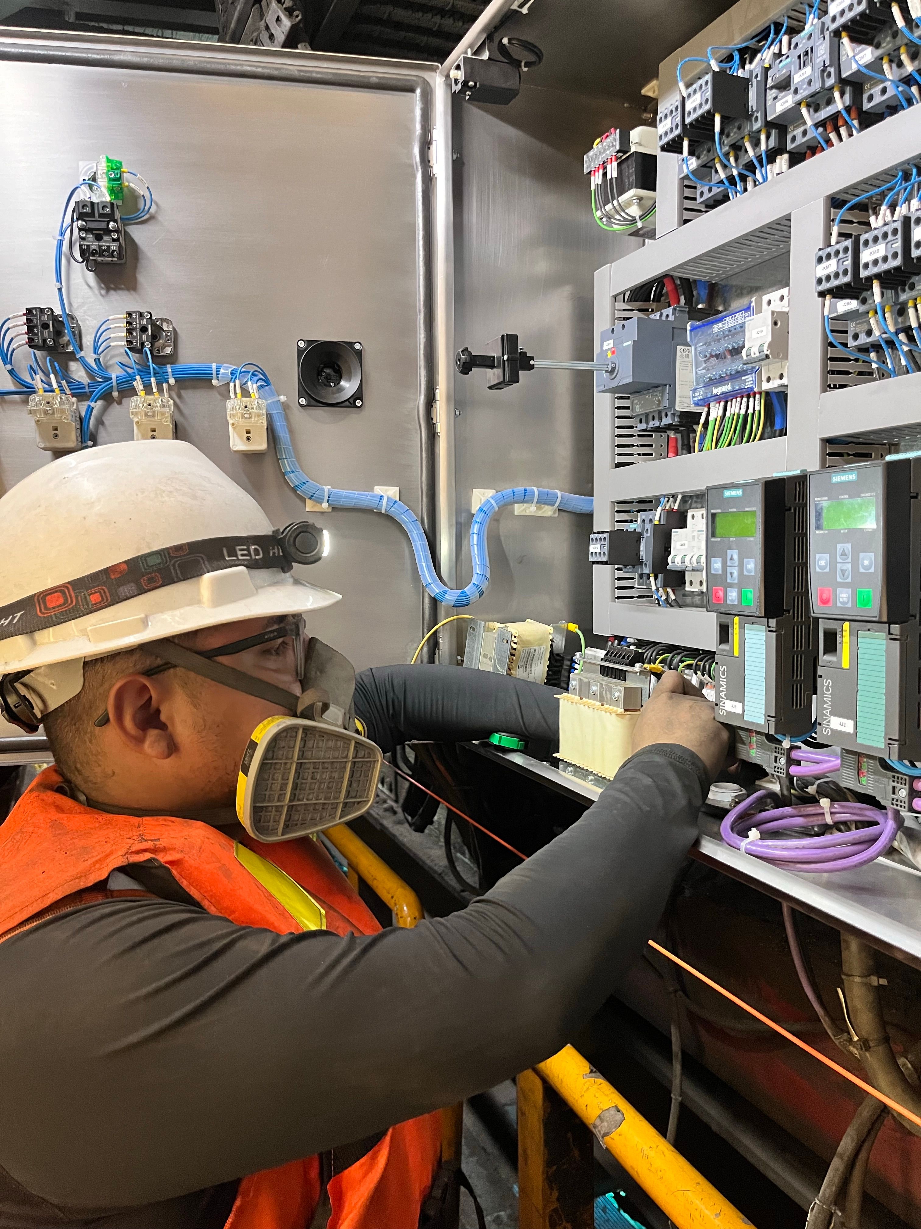 Outdoor electrical work