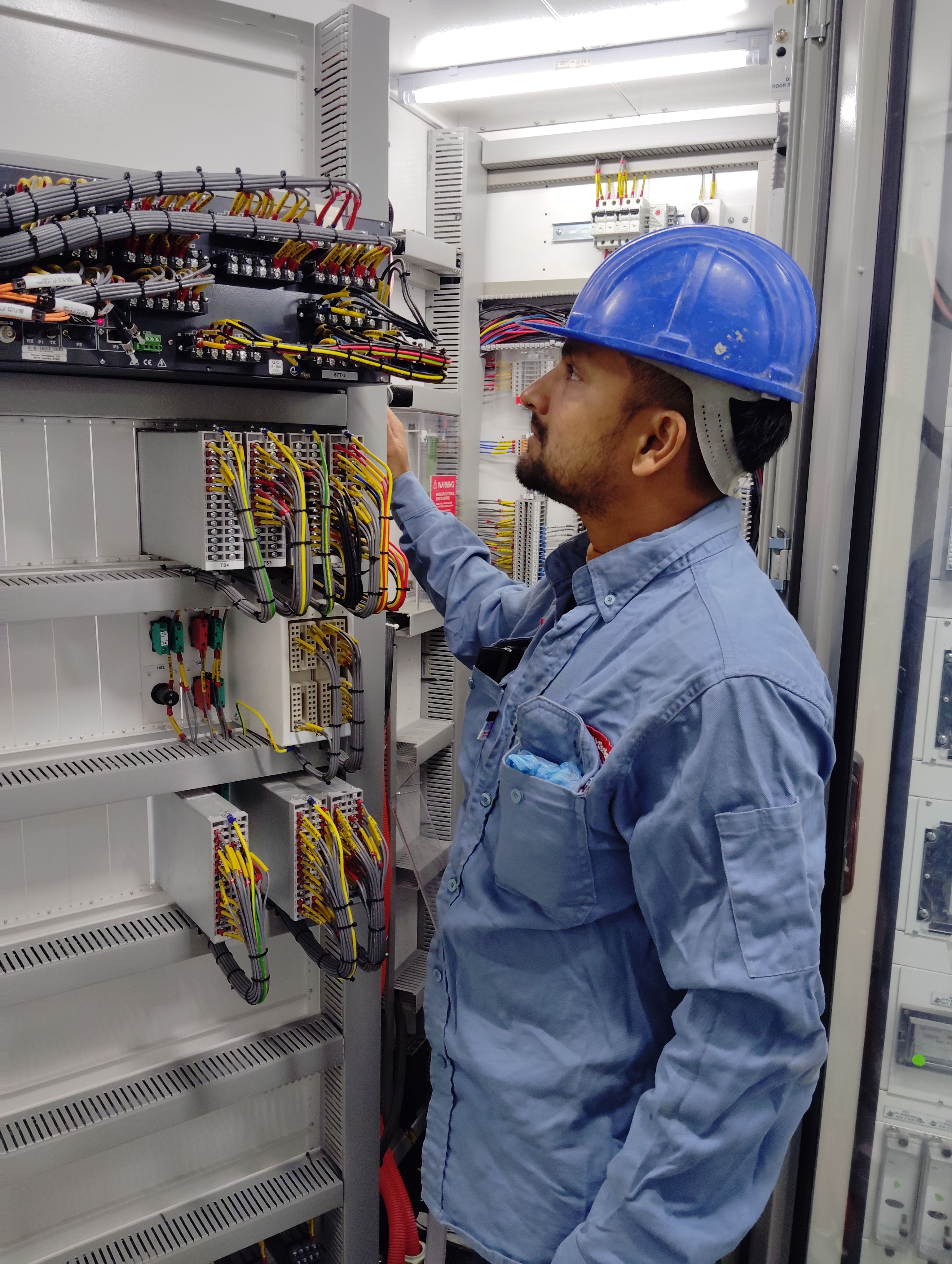 Industrial electrical setup